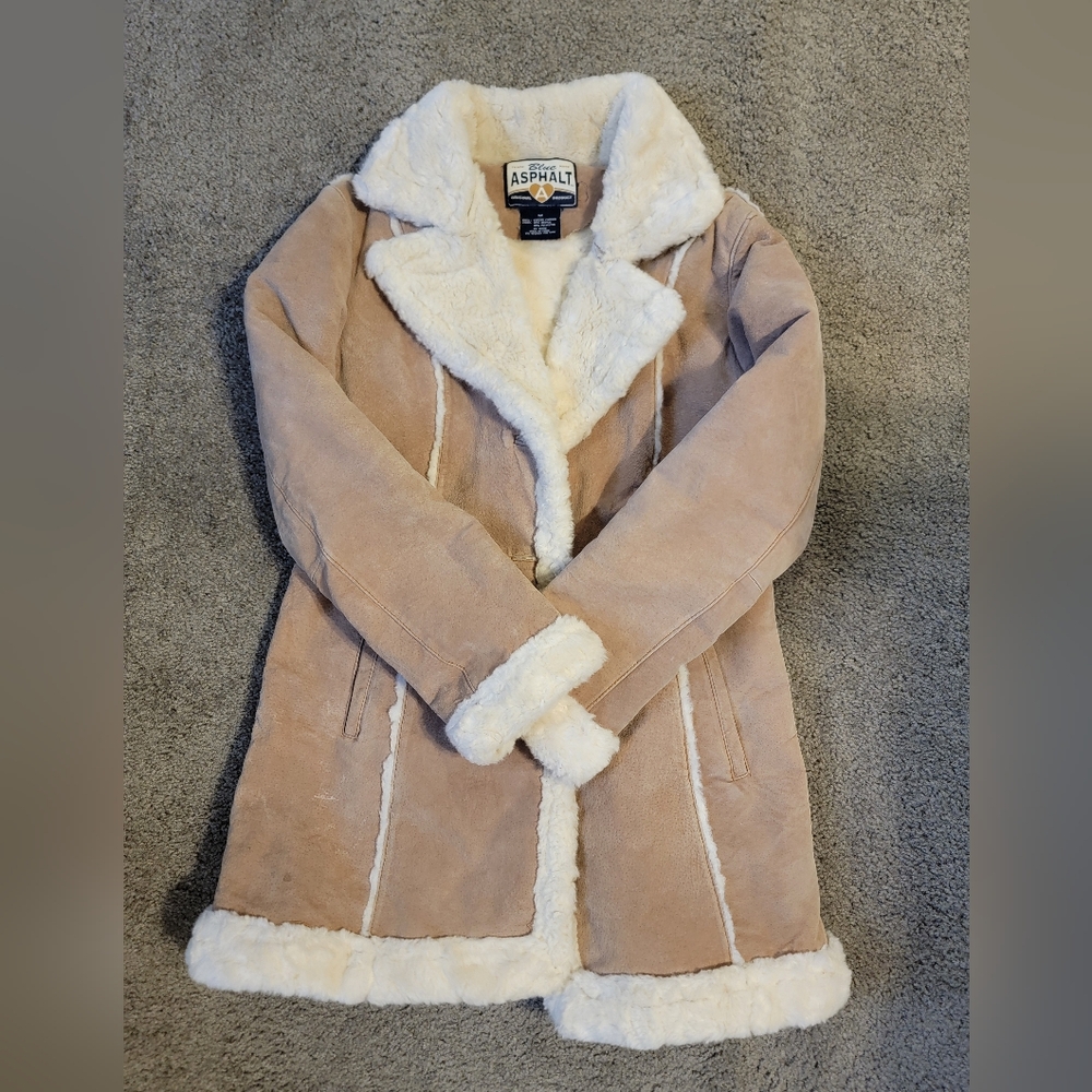 Heavyweight leather jacket